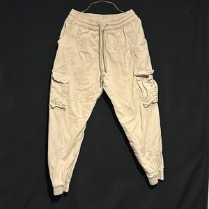 Men’s Cargo Joggers Youngla Like New Large Casual Gym Lounge Comfortable
